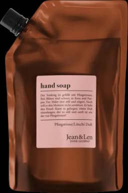 Handseife Pfingstrose/Litschi Nachfüllpack von JEAN & LEN
