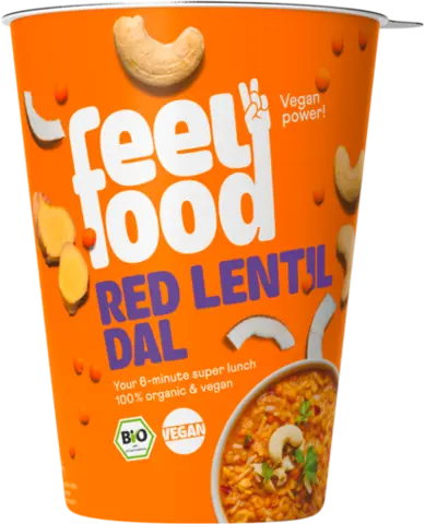 Bio Red Lentil Dal von FEELFOOD