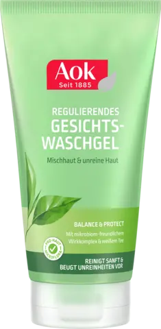 Regulierendes Gesichts-Waschgel White Tea von AOK