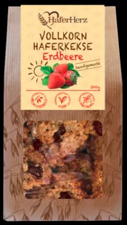 Haferkekse Erdbeer von HAFERHERZ