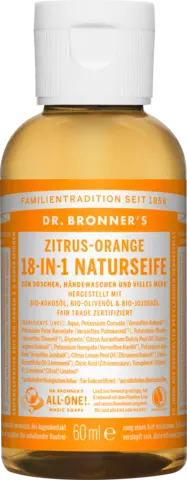 18-in-1 Naturseife Zitrus-Orange von DR.BRONNERS