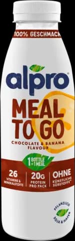 Meal to Go Schokolade-Banane 0,5l DPG von ALPRO SOJA