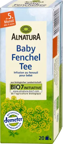 Demeter Baby Fenchel Tee nach dem 4. Monat von ALNATURA