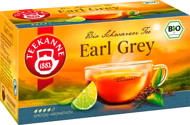 Bio Schwarzer Tee Earl Grey von TEEKANNE