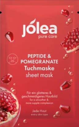 Tuchmaske Peptide & Granatapfel von jolea