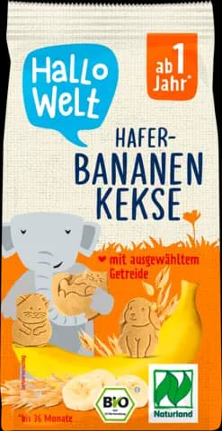 Hafer Bananen Keks von HALLO WELT