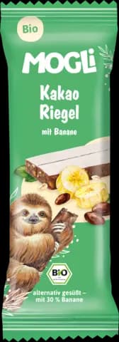 Kakao Banane Riegel Bio von MOGLI