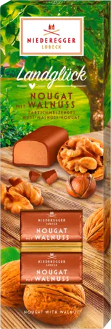 Landglück Nougat Walnuss von NIEDEREGGER