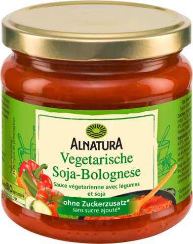 Bio Vegetarische Soja Bolognese von ALNATURA