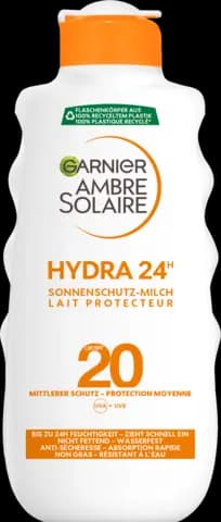 Feuchtigkeitsspendend, Vitamin C, wasserfest, LSF 20 von AMBRE SOLAIRE