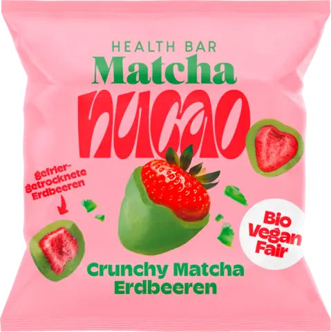 Bio Fruits Matcha Crunchy Strawberries von NUCAO