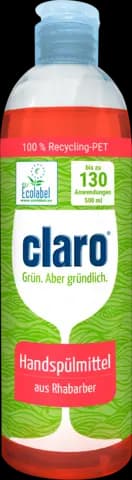 Handgeschirrspülmittel Rhabarber von claro
