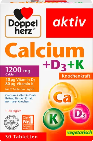 Calcium + Vitamin D3 von DOPPELHERZ