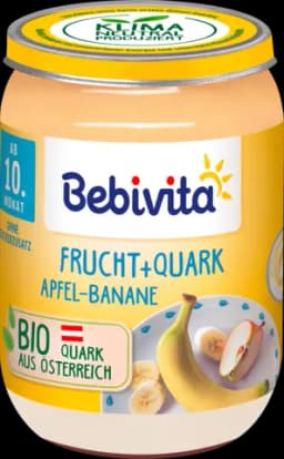 Bio Apfel-Banane auf Quark Duo von BEBIVITA