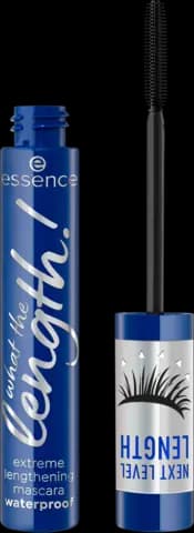 What the Length! Extreme Lengthening Mascara black 02 black waterproof von ESSENCE