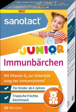 Immunbärchen Junior mit Vitamin C/Vitamin D/Zink von SANOTACT