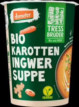 Demeter Karotten Ingwer Suppe von TRESSBRÜDER