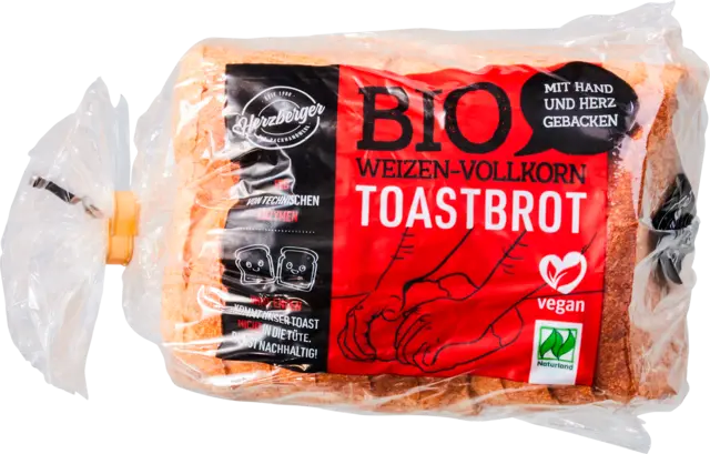 Bio Weizenvollkorntoast von HERZBERGER