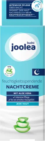 Feuchtigkeitsspendende Nachtcreme von JOOLEA