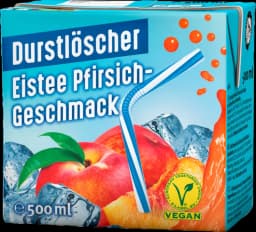 Durstlöscher Eistee Pfirsich 0,5l EW von DURSTLÖSCHER