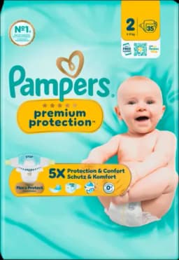 Premium Protection Windeln New Baby Single Pack 4-8kg Gr.2 35ST von PAMPERS