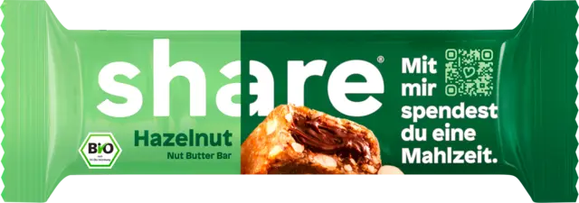 Bio Nut Butter Bar Hazelnut von SHARE