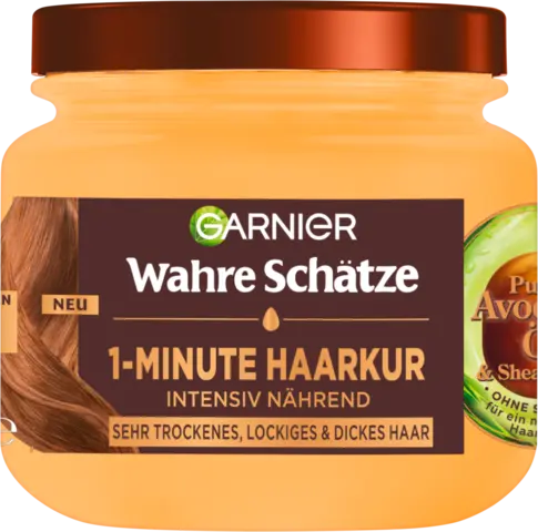 Wahre Schätze 1-Minute Haarkur – intensiv nährend von WAHRE SCHÄTZE