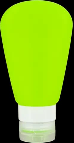 Reiseflasche Silikon neongrün Füllmenge 89 ml von DIV.SAISONMARKEN
