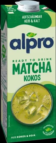 Matcha Kokosnuss Drink von ALPRO SOJA