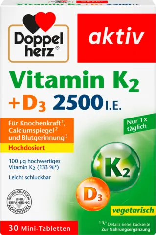 Vitamin K2+D3 von DOPPELHERZ