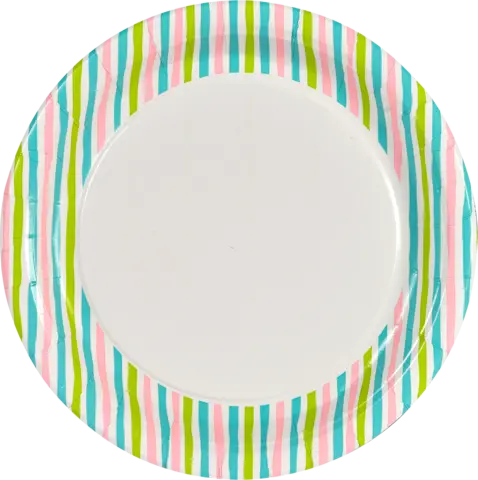 Pappteller Stripes von DUNI