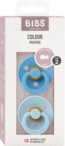Schnuller skyblue/babyblue Gr.2 von BIBS