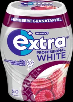 Extra Professional White Himbeer Granatapfel von WRIGLEY´S