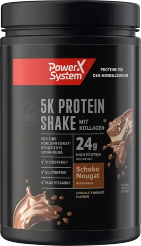 5K Protein Shake Schoko-Nougat von POWER SYSTEM