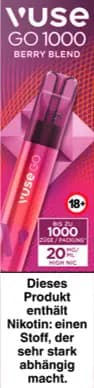Vuse GO 1000 Pen Berry Blend 20mg 2ml von VUSE