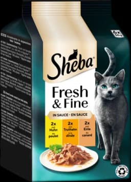 Fresh & Fine in Sauce Geflügel Multipack von SHEBA