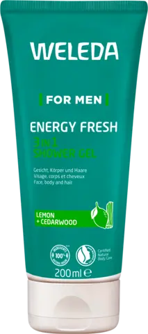 For Men Duschgel Energy Fresh 3 in 1 von WELEDA