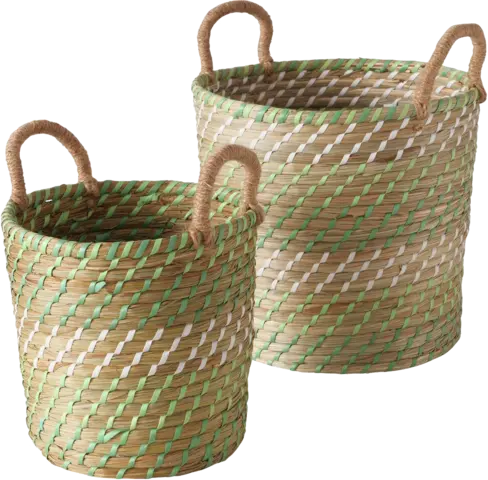 Korb Panier Deko rund 22 x 15,5 cm von BOLTZE