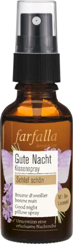 Gute Nacht Kissenspray Schlaf Schön Lavendel von FARFALLA