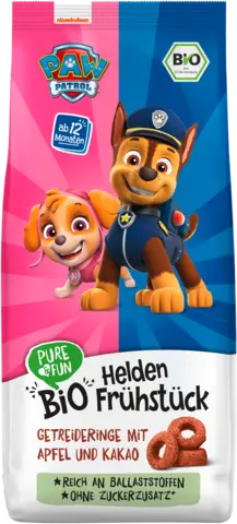 Bio PAW Patrol Helden Frühstück von PURE&FUN