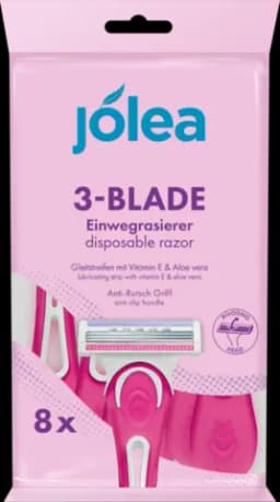 3-Klingen Einwegrasierer von jolea