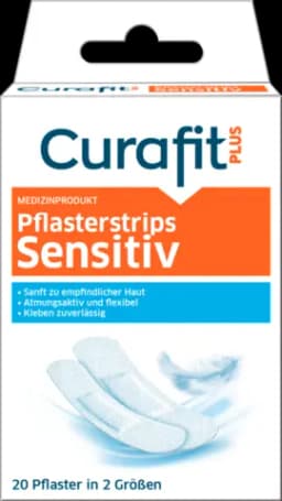 Pflasterstrips sensitiv 20ST von CURAFIT