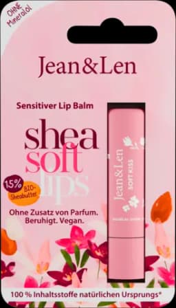 Sensitiver Lip Balm shea soft lips von JEAN & LEN