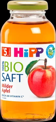 Bio Saft Milder Apfel nach 4. Monat von HIPP