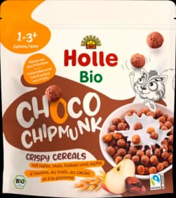 Bio Choco Chipmunk Crispy Cereals von HOLLE