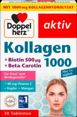 Kollagen 1000+Biotin 500+Beta-Carotin von DOPPELHERZ