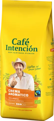 Bio Crema Aromatico ganze Bohnen von CAFE INTENCION