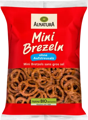 Bio Mini Brezeln ohne Aufstreusalz von ALNATURA