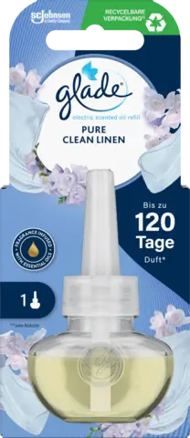 Electric Scented Oil Duftstecker Clean Linen Nachfüller von GLADE by BRISE