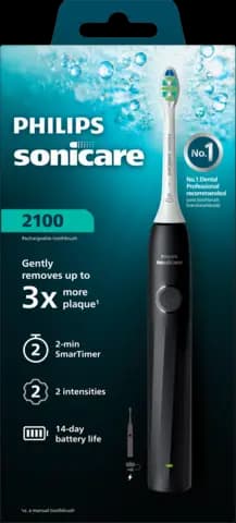 HX4021/02 POWER TOOTHBRUSH BLK HANDLE, W von PHILIPS